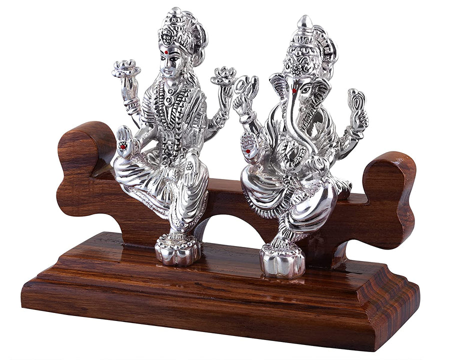 Pure Silver Laxmi Ganesh