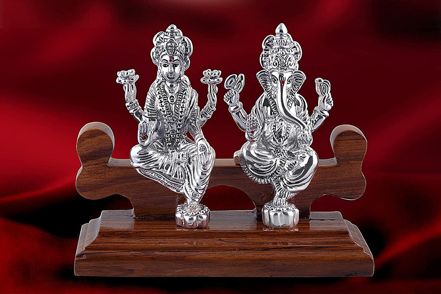 999 Silver Laxmi Ganesh