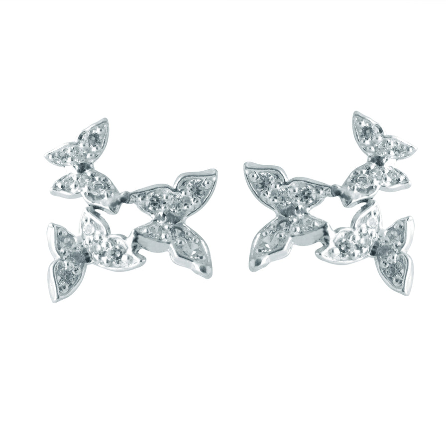 Butterfly Pendant with earrings