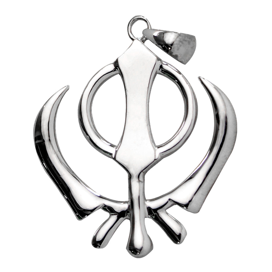 Silver Sikh Pendent
