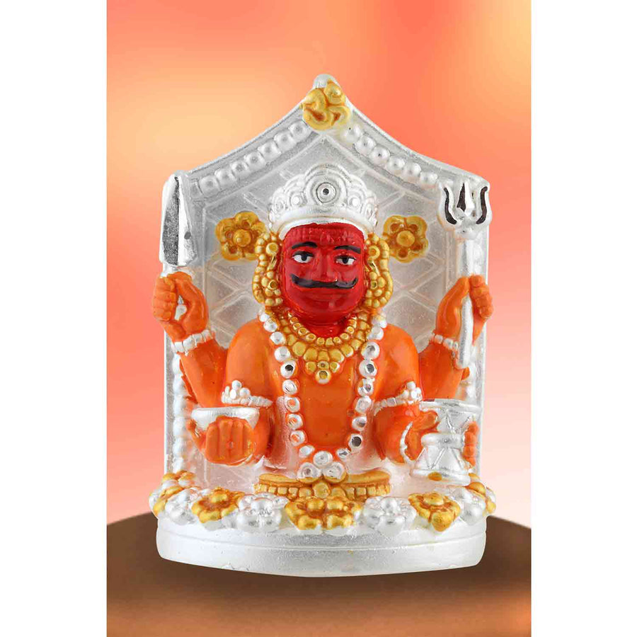 Silver Bhairav Nath Idol