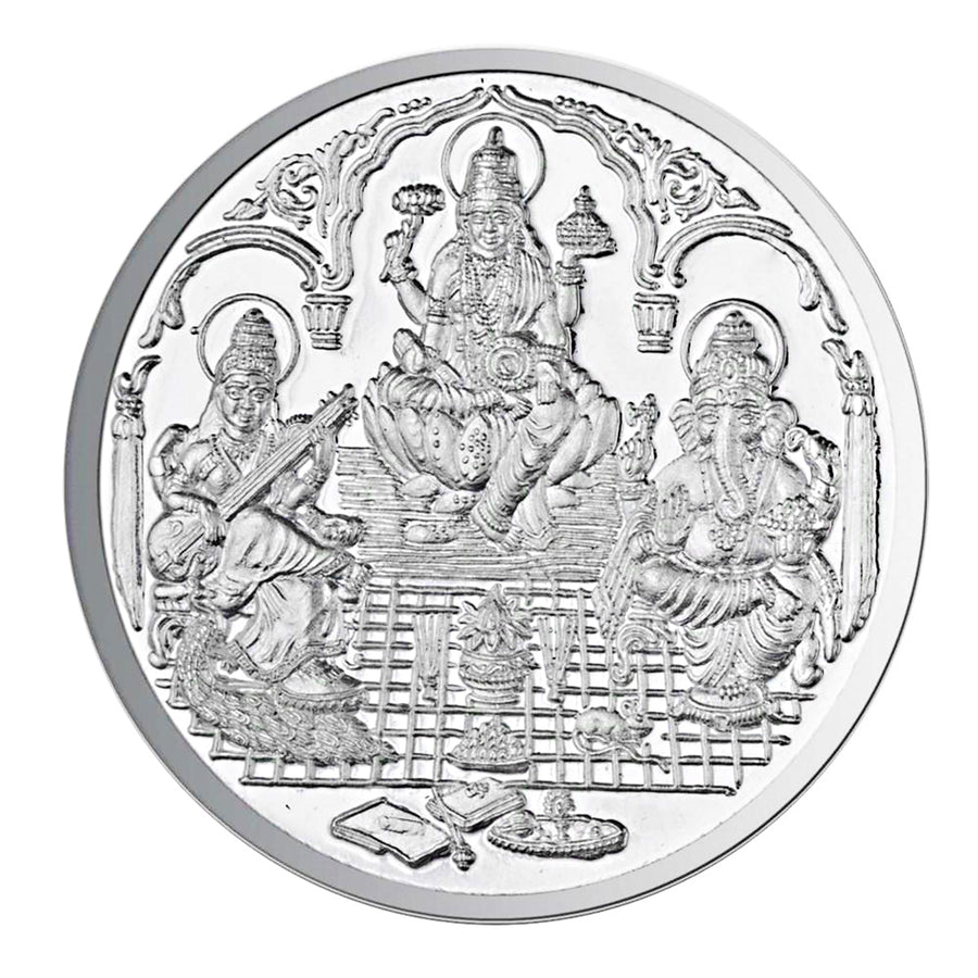 silver coin for pooja